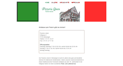 Desktop Screenshot of pizzeria-loewen-moessingen.de